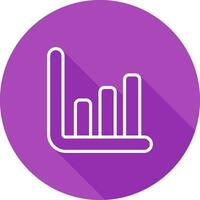 Diagram histogram vektor ikon