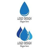 vatten droppe logotyp mall vektor illustration design