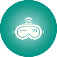 virtuell Wirklichkeit Headset Vektor Symbol