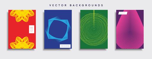 Minimale Vector-Cover-Designs. Zukünftige Plakatschablone. vektor