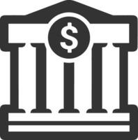 Bank finansiera ikon symbol vektor bild. illustration av de valuta utbyta investering finansiell sparande Bank design bild