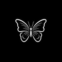 Schmetterling - - minimalistisch und eben Logo - - Vektor Illustration