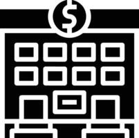 Bank finansiera ikon symbol vektor bild. illustration av de valuta utbyta investering finansiell sparande Bank design bild