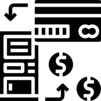 Bank Finanzen Symbol Symbol Vektor Bild. Illustration von das Währung Austausch Investition finanziell Speichern Bank Design Bild