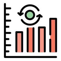 Graph Schlüssel Punkt Symbol Vektor eben