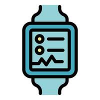 Smartwatch Symbol Vektor eben