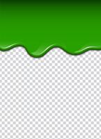 Grüne Flüssigkeit, Spritzer und Flecken. Schleim-Vektor-Illustration. vektor
