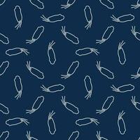 Spirale Bakterien Vektor Konzept minimal Linie nahtlos Muster