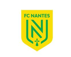 fc nantes Symbol Verein Logo Liga 1 Fußball Französisch abstrakt Design Vektor Illustration