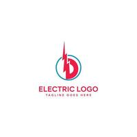 elektrisk logotyp, ikon, symbol, design mall vektor