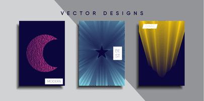 Minimale Vector-Cover-Designs. Zukünftige Plakatschablone. vektor