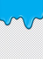 Blaues Farbenspritzen mit Transparenzhintergrund. Vektor-Illustration vektor