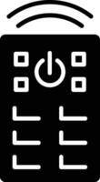 Fernbedienungs-Glyphen-Symbol vektor