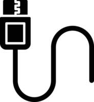 USB Verbindung Glyphe Symbol vektor