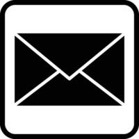 E-Mail-Glyphe-Symbol vektor