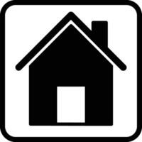 Home-Glyphe-Symbol vektor