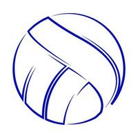 Volley Symbol Illustration Vektor