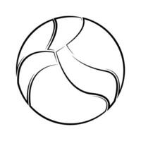 Volley Symbol Illustration Vektor