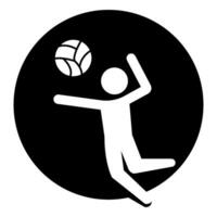 Volley Symbol Illustration Vektor