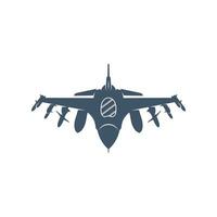 militär flygplan vektor illustration design. kämpe jets logotyp design mall.