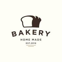 köstlich und lecker organisch frisch gebacken Bäckerei Geschäft Logo Design retro vintage.logo zum Bäckerei Geschäft, Etikette oder Abzeichen, Geschäft. vektor