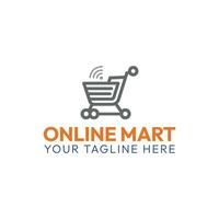 online Mart Logo, Geschäft Logo, vektor