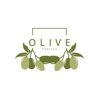 Olive Logo, Vektor Design Prämie Vorlage Vektor Illustration