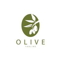 Olive Logo, Vektor Design Prämie Vorlage Vektor Illustration