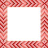 rot Fliese rahmen, Mosaik Fliese Rahmen oder Hintergrund, Fliese Hintergrund, nahtlos Muster, Mosaik nahtlos Muster, Mosaik Fliesen Textur oder Hintergrund. Badezimmer Mauer Fliesen, Schwimmen Schwimmbad Fliesen. vektor