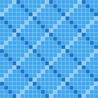 Blau Fliese Hintergrund, Mosaik Fliese Hintergrund, Fliese Hintergrund, nahtlos Muster, Mosaik nahtlos Muster, Mosaik Fliesen Textur oder Hintergrund. Badezimmer Mauer Fliesen, Schwimmen Schwimmbad Fliesen. vektor