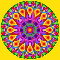 Muster mit Mandala Ornament. traditionell Arabisch, indisch Motive. großartig zum Stoff und Textil, Hintergrund, Verpackung oder irgendein gewünscht Idee. vektor