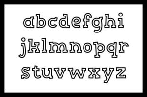 vielseitig Sammlung von Kinder Wahl Alphabet Briefe zum verschiedene Verwendet vektor