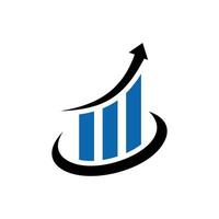 investering förvaltning logotyp vektor enkel, rena, modern, premie. lämplig för finansiell bokföring företag
