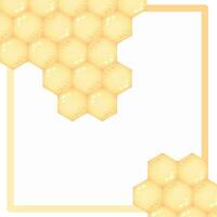 bakgrund honung bi vektor