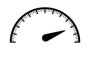Geschwindigkeitsmesser messen , Tachometer und Indikator Symbol. vektor
