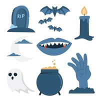 einstellen von Halloween Vektor Illustration