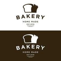 köstlich und lecker organisch frisch gebacken Bäckerei Geschäft Logo Design retro vintage.logo zum Bäckerei Geschäft, Etikette oder Abzeichen, Geschäft. vektor
