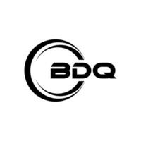 bdq logotyp design, inspiration för en unik identitet. modern elegans och kreativ design. vattenmärke din Framgång med de slående detta logotyp. vektor