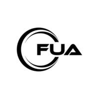 fua logotyp design, inspiration för en unik identitet. modern elegans och kreativ design. vattenmärke din Framgång med de slående detta logotyp. vektor