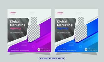 Digital Marketing Sozial Medien Post korporativ Geschäft Flyer Design. Beförderung Platz instagram Banner Profi Vektor