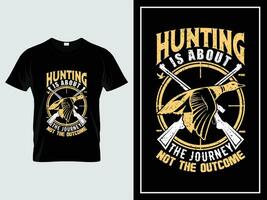 Benutzerdefiniert Jagd T-Shirt Design Jahrgang Stil, Jagd Typografie T-Shirt Vektor