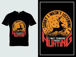 beställnings- jakt t-shirt design årgång stil, jakt typografi t-shirt vektor