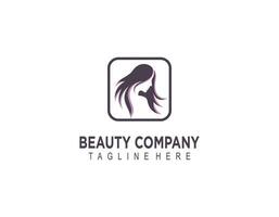 Vektor Bild. Logo zum Geschäft im das Industrie von Schönheit, Gesundheit, persönlich Hygiene. schön Bild von ein weiblich Gesicht. linear stilisiert Bild. Logo von ein Schönheit Salon, Gesundheit Industrie, bilden Künstler.