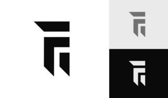 brev fg första monogram logotyp design vektor