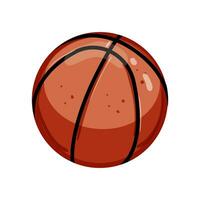 Textur Basketball Ball Karikatur Vektor Illustration