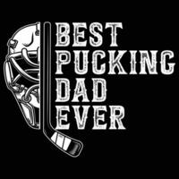 Beste Pucken Papa jemals.Geschenk Eishockey T-Shirt Design, Väter Tag T-Shirt Design vektor