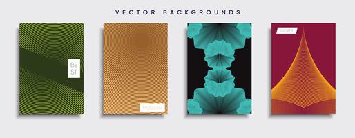 Minimale Vector-Cover-Designs. Zukünftige Plakatschablone. vektor