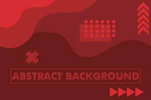 Illustration Vektor von abstrakt Rechteck rot Stil Hintergrund Design kostenlos Vektor