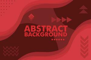 Illustration Vektor von abstrakt Rechteck rot Stil Hintergrund Design kostenlos Vektor