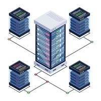 Datenserver-Netzwerk vektor